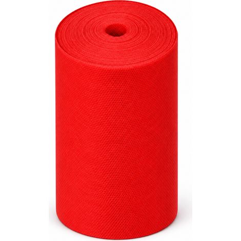 Movida Tovaglia TNT Effetto Tessuto Rosso Rotolo 5 x 1,2 m, Morbida e Resistente (1/4)
