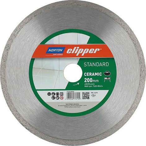 Disco diamantato in ceramica standard Ø200