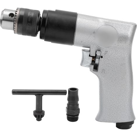 Air Drill Silver 3/8in Right Angle Pneumatic Super Power Drilling Tools OW-Z02 G1/4in (1/5)