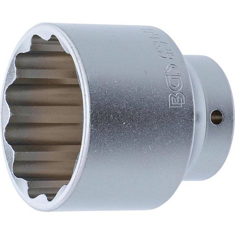 Douille pour Clé 20 mm (3/4) 60 mm - Douze Pans - Précision et Robustesse, Acier - D-Work