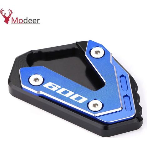 (600 Bleu) Extension de béquille latérale pour moto, compatible avec Suzuki GSXR 600, GSX-R 750, GSX R 1000 et 1000R Maxpower. (1/4)