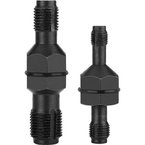 Jeu de 2 tarauds en acier au carbone pour filetage de bougies d'allumage : M101,0 / M121,25 M141,5 / M181,5 (1/4)