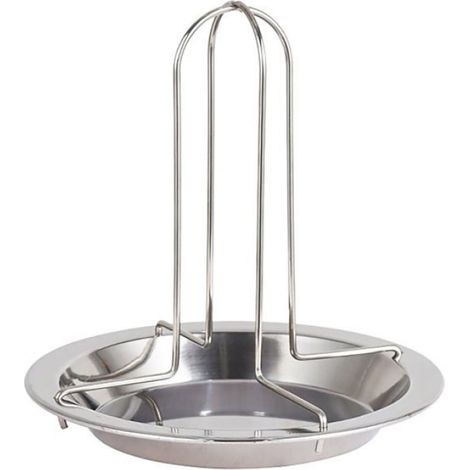 Support à vaisselle en acier inoxydable pour barbecue, côtes, poulet, rôtissoire, non grill, cuisine, salle à manger et bar, tai (1/5)
