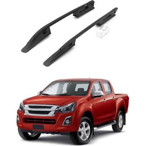 TURTLE kompatibel mit Isuzu D-Max (Rt50) 2012-2015 Dachreling Falcon Schwarz (1/2)