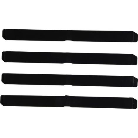 Lot de 4 housses de rechange pour rails de toit en plastique pour Astra H 51 87 877, 51 87 878, modèles avant et arrière, noir (1/5)