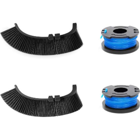 ECOVACS KIT DE COUPE POUR GOAT O1200/A1600/A3000 LIDAR PRO , 2 FILS DE COUPE (3 M CHACUN), 2 BROSSES DE COUPE (NOIRES)