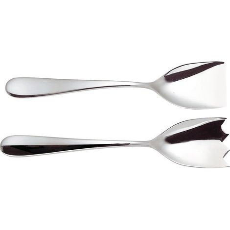 5180/14 Nuovo Milano Couverts à Salade en Acier Inoxydable 18/10 Brillant, Argenté. (1/4)