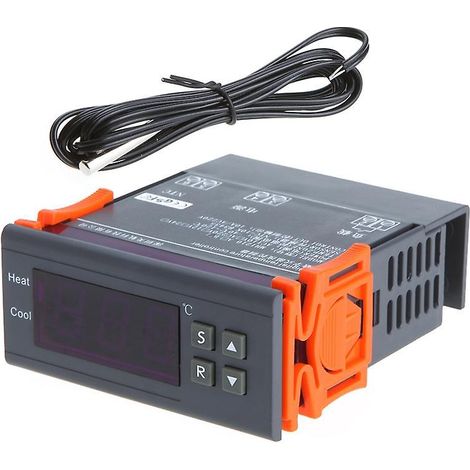 10A 220V digitaler Temperaturregler mit Thermoelement -40°C bis 120°C und Alarmfunktion