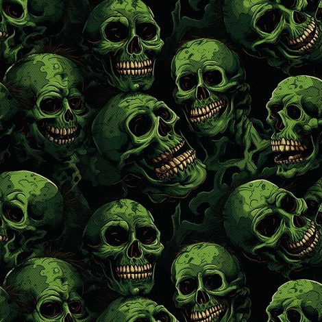 Tela Oxford decorativa para exteriores - Motivo de calavera I DX4772 (1/5)
