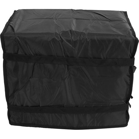 Housse de Climatisation en Tissu Oxford 420D avec Couche de Papier D'aluminium, Deux Sangles Réglables et Boutons-Pression pour unité Externe AC Fenêtre, Protection Extérieure (1/5)