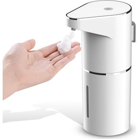 Dispenser elettrico di gel igienizzante per le mani con sensore, 3 impostazioni di schiuma, capacità 350 ml. (1/2)