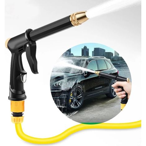 Car Wash Cleaning Tool Kit, High Pressure Water Gun, Garden Hose Jet, Hose Nozzle, Foam Lance 1pc (Water Hoses and Other Accessories MUMU