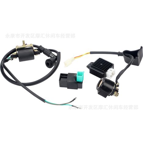 Off-road vehicle ATV four-wheel beach accessories 50-110CC high voltage igniter CDI relay voltage regulator complete set (1/5)