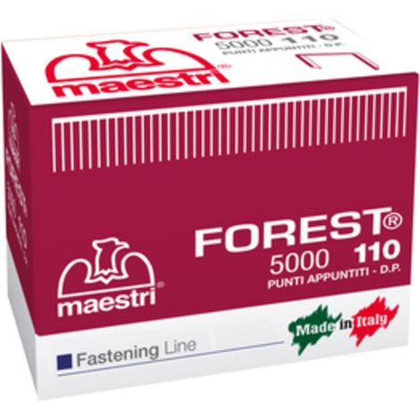 MAESTRI PUNTI SPILLATRICE ART. 110  DA 5000 PZ- MAESTRI- 1,0 pz