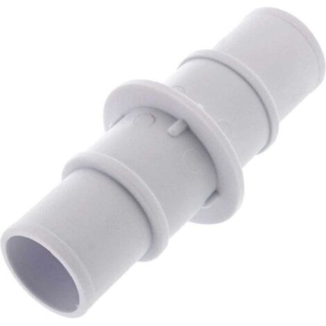 Liaison, raccord 32/32, 38/38, 32/38 pour tuyau flottant de pisicne - Blanc..DEBUNS (1/2)