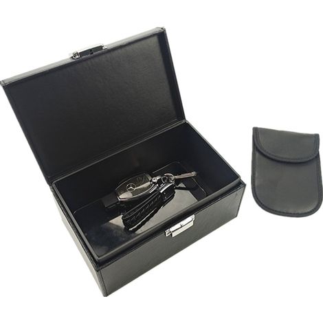 Sollbry Caja Faraday extragrande para llaves de coche, antirrobo, para guardar llaves de seguridad (19 x 12 x 7 cm) (1/5)