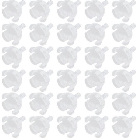 100 Stück Schokoladenverpackungen mit Blumendekor, transparente Becher für Gelee- und Bonbonverpackungen-3.5X3.5X3CM-Transparent (1/2)