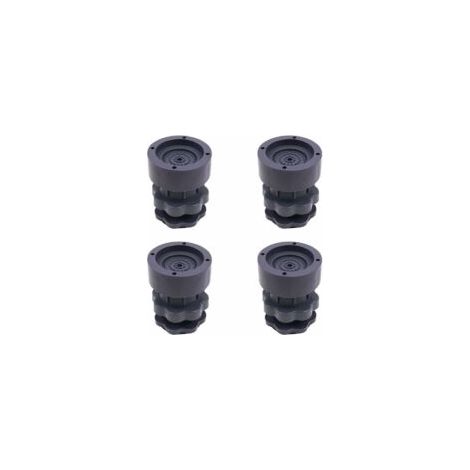 4-teiliges Set universeller, verstellbarer Gummipuffer für Waschmaschinen, Trockner und Kühlschränke – Crezuo