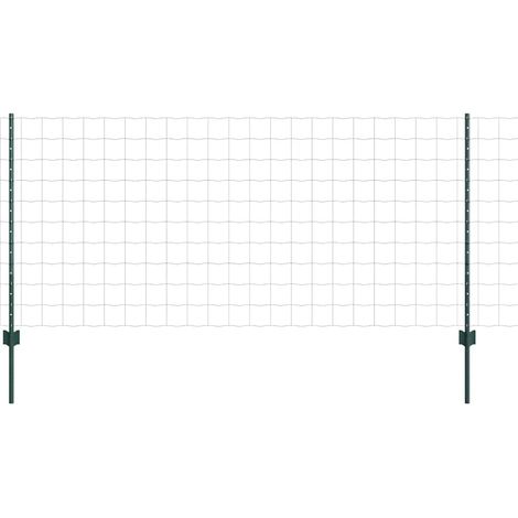 Maison Exclusive - Geschweißter Drahtzaun 25 x 1 m (B x H) PVC-be