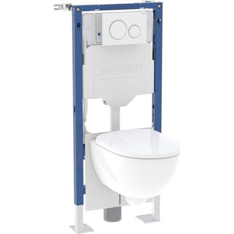 Bâti-pack® WC Geberit Duofix 112 cm Sigma 12 Sigma20R WC Renova Compact Rimfree® - GEBERIT 118.312.KJ.2 (1/2)