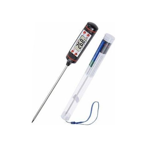 Digitales Fleischthermometer 24 cm für Grill und Küche