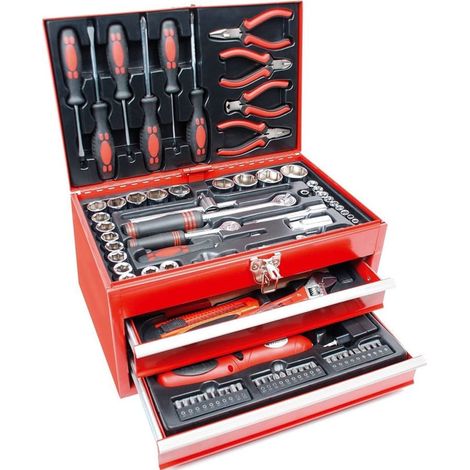 Set de herramientas manuales 155 Piezas 29066 Brüder Mannesmann (1/3)