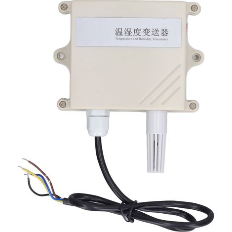 Temperatur- und Feuchtigkeitssensor IP65, staubdicht, Wandmontage, hochpräzise Luftfeuchtesonde, DC 10–30 V (1/5)