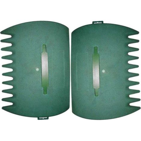 Laubsammler, zweiteiliger Handrechen für Haselnüsse, schnelles Aufsammeln von Laub, Laubrechen für Garten und Hof, Handrechen zum Aufsammeln von Laub