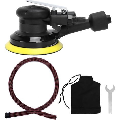 Meuleuse pneumatique 5 pouces avec aspiration pour polissage meubles et ponçage - Outil bricolage (1/5)