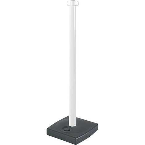 Poteau pvc sur socle lestable blanc