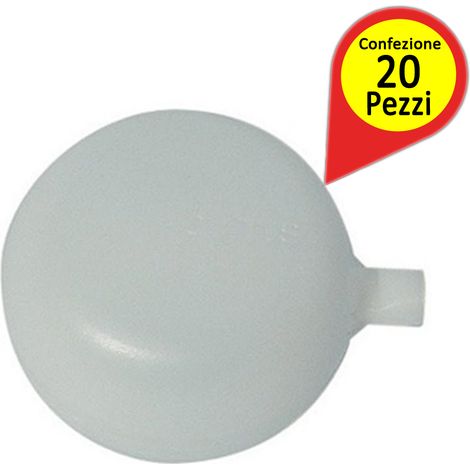 Sfere in plastica per galleggiante catis da 3/8" e 1/2" pezzi 20