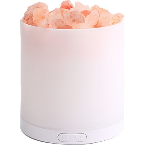 Diffuseur de sel USB de bureau automatique avec 7 couleurs de lumière, diffuseur d'aromathérapie et humidificateur pour chambre et salon (1/5)