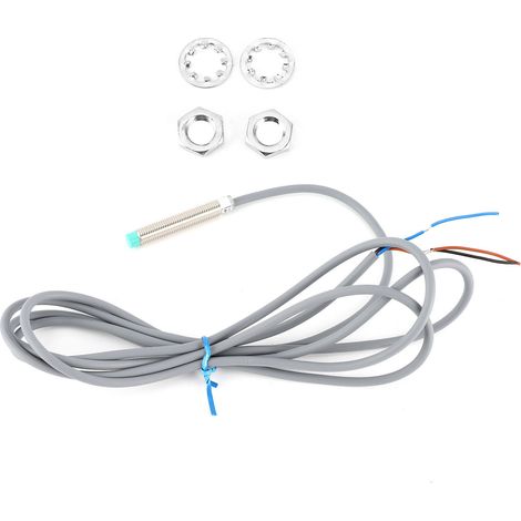Contrôleur de capteur de détection de tête cylindrique à 3 fils BERM avec interrupteur de proximité 10-30 V CC BEM08-02-NB (1/5)
