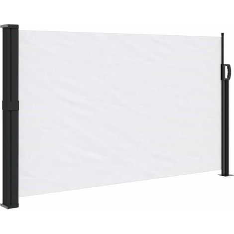 vidaXL Tenda da Sole Laterale Retrattile Bianco 120x600 cm (1/5)