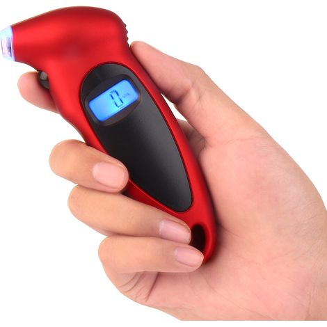 Manomètre numérique LCD de pression des pneus pour vélo, voiture, moto 150 PSI (1/5)