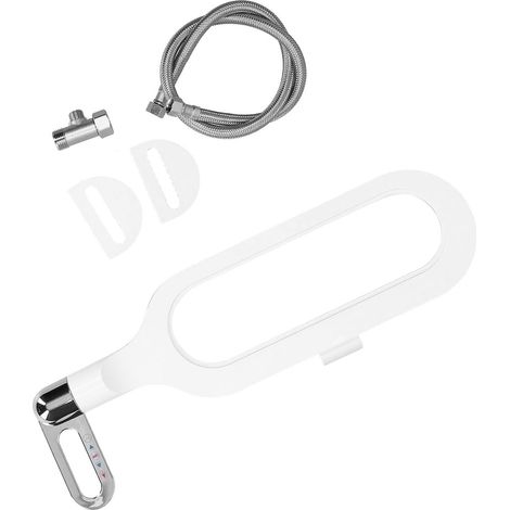 Accessoire de bidet de toilette ultra-mince en plastique G1/2 avec double buse autonettoyante pour salle de bain à domicile (1/5)