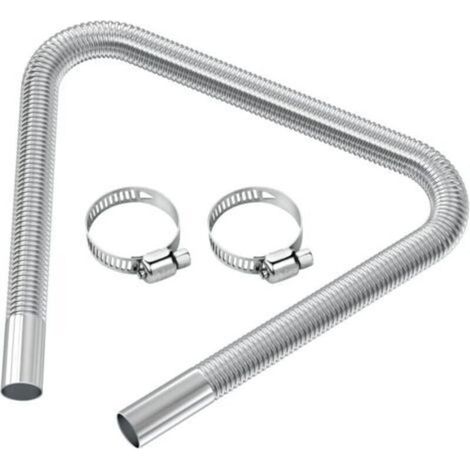 Flexibler Diesel-Entlüftungsschlauch, Abgasschlauch für Autoheizungen, Abgasrohr für Heizungen, Innendurchmesser 2,5 cm/1 Zoll, 120 cm/47,2 Zoll (1/5)