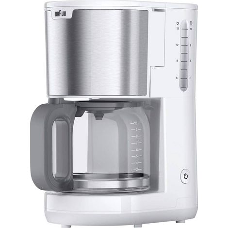 Braun KF 1500 WH Cafetière blanc Nombre de tasse=10 W357843