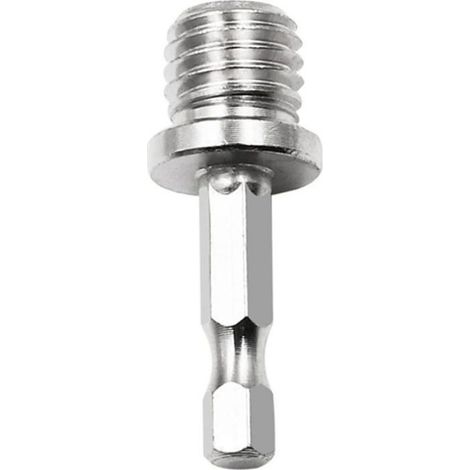 Convertisseurs hexagonaux M14 pour perceuse à bois, outil de fendage de bois, clés électriques, meuleuse, polisseuse rapide (1/5)