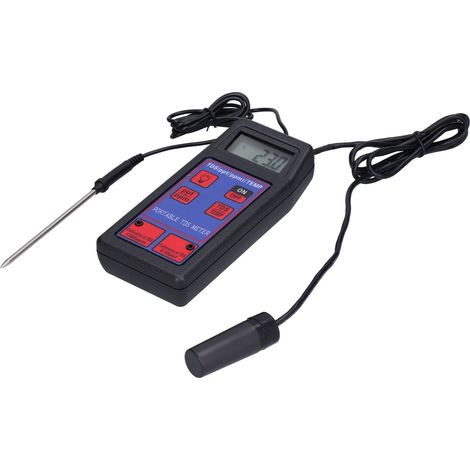 Testeur Portable de Qualité de l’Eau TDS et Température pour Piscine, Aquarium et Hydroponie