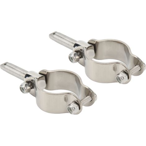 Support de dame de nage latéral 1 3/8 à 1 3/4 pouces, fixation à vis, paire de supports pour aviron, montage sur bord, robuste et durable. (1/5)