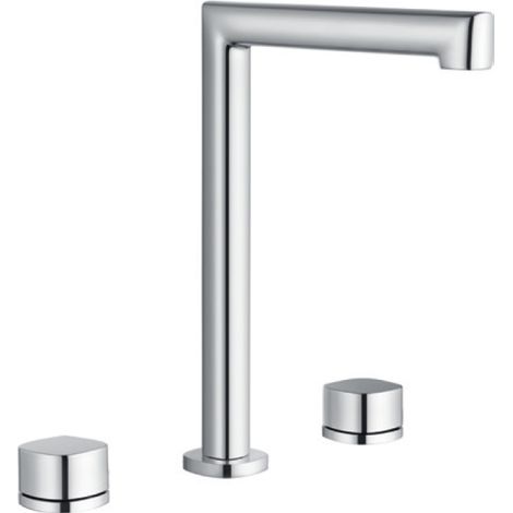 Robinet lavabo bimanche sur plan avec bec haut Toscana [ IMEX® ] (1/2)