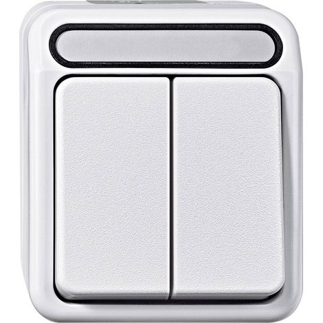 MERTEN AQUASTAR INTERRUPTEUR SÉRIE, UNIPOLAIRE, BLANC POLAIRE, MEG3115 8019 (1/2)