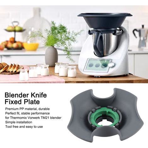Ortviai Plaque de fixation pour couteau mixeur Thermomix Vorwerk TM21 en polypropylène résistant (1/4)