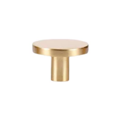AIDUCHO 3pcs Bouton De Meubles Poignee Meuble Laiton Bouton Tiroir Poignée Boutons De Tirage Rond Boutons De Porte Avec Vis De 25mm, 28x20mm (1/4)