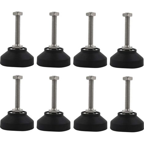 Pieds Ajustables Niveleurs Nivellement Réglables Meubles Garde Vis de Réglage M8 Meuble Réglable Mise Pieds de Nivellement Pied de Nivellement à Visser pour Meubles Pieds et Machines Capacité 8 Pièces (1/5)
