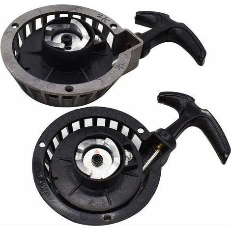 ALLIANDIS Démarreur facile à tirer, Tianer 2 PCS Mini démarreur à traction en alliage Booster Démarreur à rappel Démarreur à traction facile Convient aux vélos de poche 2 temps 49CC Minimoto ATV Quads (1/4)