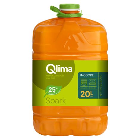 Combustibile liquido inodore per stufe Spark 20 litri ecologico a basse emissioni Qlima (1/5)