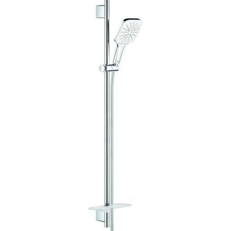 Grohe Rainshower SmartActive 130 Cube Conjunto de ducha con barra 3 chorros White, 26586LS0 (1/3)