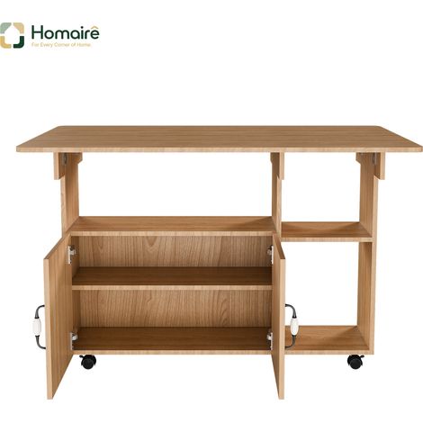 Table à manger, chêne en beige 110 x 70 x 80 cm HOMAIRE (1/5)